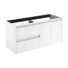 Ambra 47" Double Wall Mounted Vanity Cabinet Only - Less Vanity Top