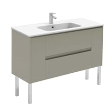 Ambra 48" Free Standing Single Basin Vanity Set with Cabinet and Ceramic Vanity Top