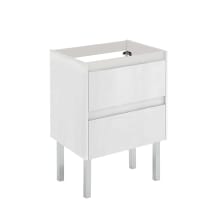 Ambra 24" Single Free Standing Vanity Cabinet Only - Less Vanity Top