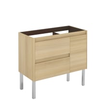 Ambra 35" Single Free Standing Vanity Cabinet Only - Less Vanity Top