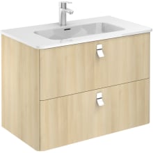 Concert 32" Wall Mounted Single Basin Vanity Set with Engineered Wood Cabinet and Ceramic Vanity Top