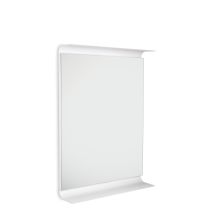 25-1/5" Bathroom Mirror with LED Lights and 2 Shelves from the Curva Collection