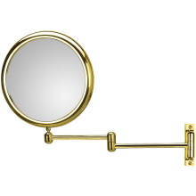 Doppiolo 9-1/8" Framed Circular Bathroom Mirror