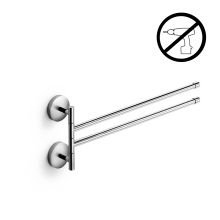 13-1/2" Double Towel Bar with Swinging Arms from the Duemila Glue Collection