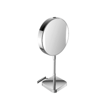 Imago 15-7/8" x 8" Circular Flat Framed Lighted Mirror
