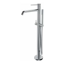 Floor Mounted Clawfoot Tub Filler with Diverter - Includes Hand Shower