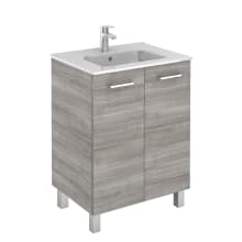 Logic Vanities 28" Free Standing Single Basin Vanity Set with Ceramic Vanity Top