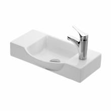 Minimal 21-3/5" Wall Mounted/Vessel Bathroom Sink