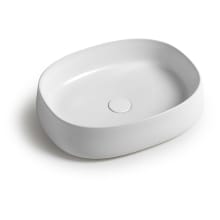Mood 20-1/2" Rectangular Ceramic Vessel Bathroom Sink