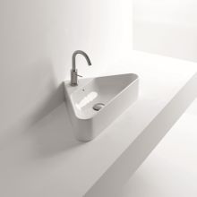 22-1/16" Ceramic Vessel Bathroom Sink with 1 Hole Drilled and Overflow from the Normal Collection