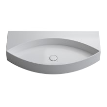 Occhio 35-5/8" Specialty Ceramic Vessel or Wall Mounted Bathroom Sink