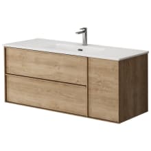 Palma 48" Wall Mounted Single Basin Vanity Set with Cabinet and Ceramic Vanity Top