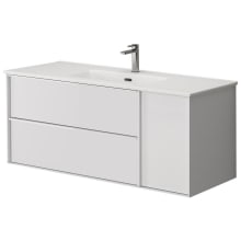 Palma 48" Wall Mounted Single Basin Vanity Set with Cabinet and Ceramic Vanity Top