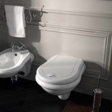 Retro Wall Mounted One-Piece Elongated Toilet Bowl Only - Soft Close Seat and Seat Cover Included