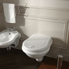 Retro Wall Mounted One-Piece Elongated Toilet Bowl Only