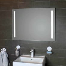 Simply 39-2/5"W x 23-3/5"H Wall Mounted Mirror with LED Lighting
