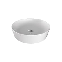 Ultra 17-11/16" Round Ceramic Vessel Bathroom Sink