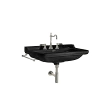 Waldorf 23-5/8" Rectangular Ceramic Wall Mounted Bathroom Sink with 3 Faucet Holes at 8" Centers