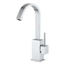 Fonte Single Handle Lavatory Faucet with Metal Lever Handle and 5" Spout Height