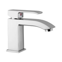 Fonte Single Handle Lavatory Faucet with Metal Lever Handle and 4.8" Spout Height