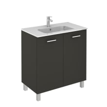 Logic Vanities 31-1/2" Free Standing Single Basin Vanity Set with Cabinet and Ceramic Vanity Top