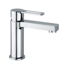 Fonte Single Handle Lavatory Faucet with Metal Lever Handle and 4" Spout Height