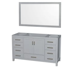 Sheffield 60" Single Free Standing Vanity Cabinet - Less Vanity Top