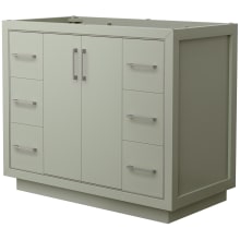 Icon 42" Single Free Standing Vanity Cabinet Only - Less Vanity Top