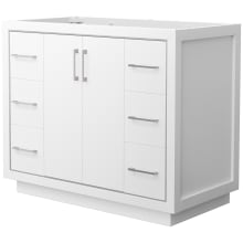 Icon 42" Single Free Standing Vanity Cabinet Only - Less Vanity Top