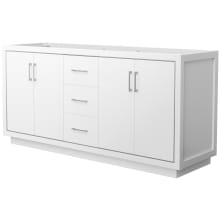 Icon 71" Double Free Standing Vanity Cabinet Only - Less Vanity Top