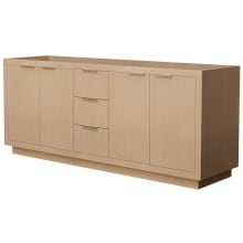 Maroni 80" Double Free Standing Vanity Cabinet Only - Less Vanity Top