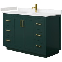 Miranda 48" Free Standing Single Basin Vanity Set with Cabinet and Cultured Marble Vanity Top