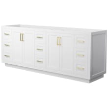 Miranda 84" Double Free Standing Vanity Cabinet Only - Less Vanity Top