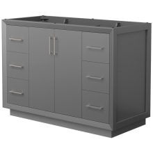 Strada 47" Single Free Standing Vanity Cabinet Only - Less Vanity Top