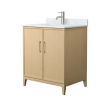 Elan 30" Free Standing Single Basin Vanity Set with Cabinet and Marble Vanity Top