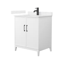 Elan 30" Free Standing Single Basin Vanity Set with Cabinet and Cultured Marble Vanity Top