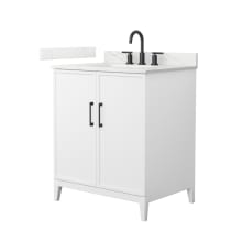 Elan 30" Free Standing Single Basin Vanity Set with Cabinet and Quartz Vanity Top