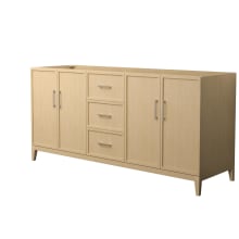 Elan 72" Double Free Standing Vanity Cabinet Only - Less Vanity Top