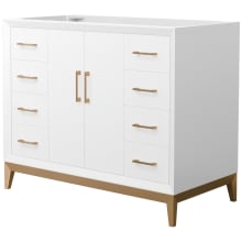 Amici 42" Single Free Standing Vanity Cabinet Only - Less Vanity Top