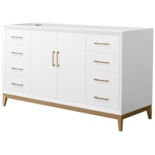 Amici 60" Single Free Standing Vanity Cabinet Only - Less Vanity Top