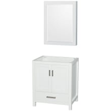 Sheffield 30" Single Free Standing Vanity Cabinet - Less Vanity Top