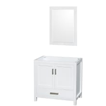 Sheffield 36" Single Free Standing Vanity Cabinet - Less Vanity Top
