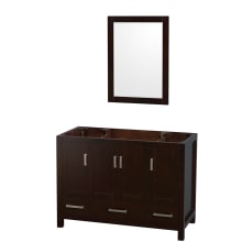 Sheffield 47" Single Free Standing Vanity Cabinet Only - Less Vanity Top