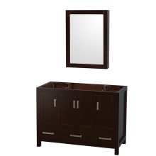 Sheffield 47" Single Free Standing Vanity Cabinet Only - Less Vanity Top