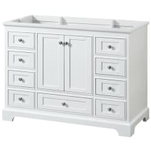 Deborah 47-1/4" Free Standing Single Wood Vanity Cabinet Only - Less Vanity Top