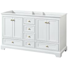 Deborah 59-1/4" Double Free Standing Wood Vanity Cabinet Only - Less Vanity Top