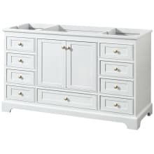 Deborah 59-1/4" Free Standing Single Wood Vanity Cabinet Only - Less Vanity Top