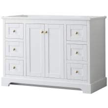 Avery 48" Single Free Standing Vanity Cabinet Only - Less Vanity Top