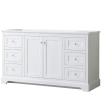 Avery 60" Single Free Standing Vanity Cabinet Only - Less Vanity Top