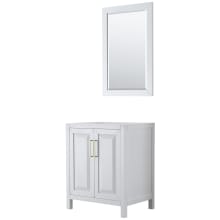 Daria 29" Single Free Standing Vanity Cabinet - Less Vanity Top